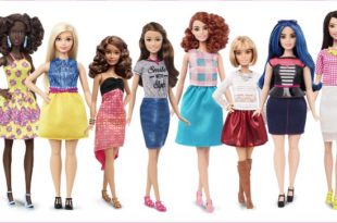 Nova linha de bonecas Barbie Fashionistas prioriza a diversidade de biotipos