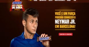 Neymar protagoniza ação de Marketing da Snickers Chocolate