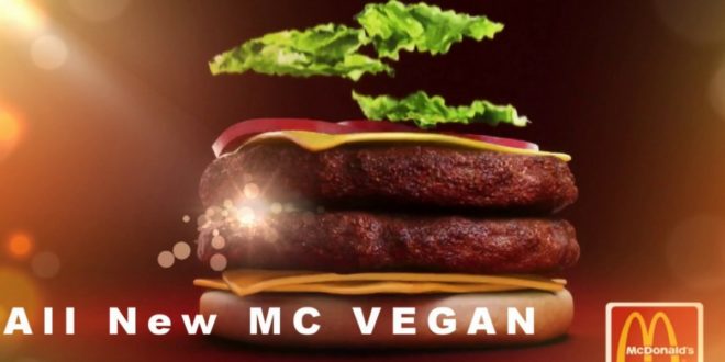 Inusitado: McDonald´s lança McVegan, hambúrguer vegano