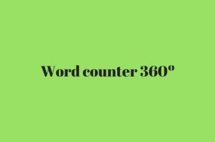 Contador de caracteres Word counter 360º - Contador de caracteres