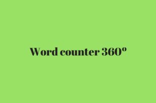 Contador de caracteres Word counter 360º - Contador de caracteres