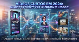 Vídeos curtos em 2026: quando o formato vira linguagem (e negócio)