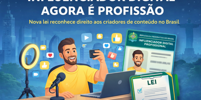 Influenciador digital é oficialmente reconhecido como profissão no Brasil